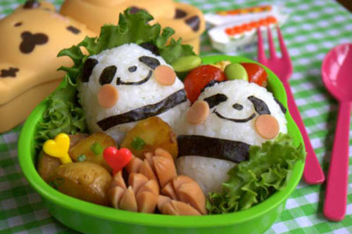 Panda for Lunch on Food Art