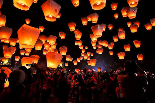 Just so Awesome Sky Lantern Photo. 