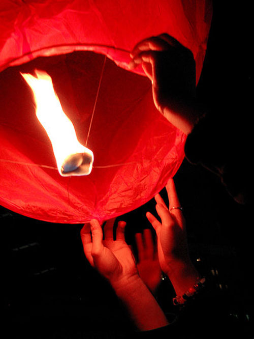 Undeniably Inviting Sky Lantern Flight. 