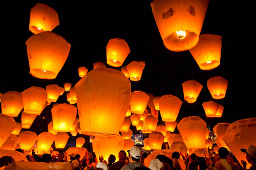 Photography Inspiring Sky Lanterns. 