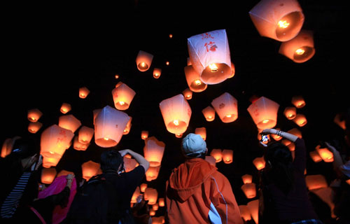 Indeed Promising Sky Lantern Flight. 