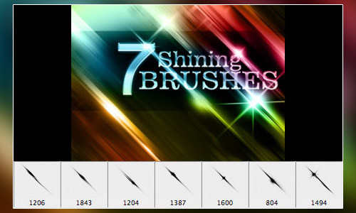 shine brushes photoshop