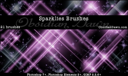 30 Free Sparkle Photoshop Brush Sets