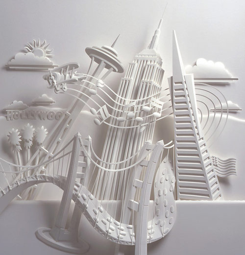 Lively Paper Sculpture. 