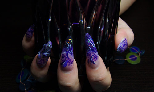 Captivating nail art