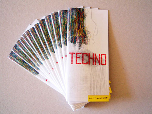 techno brochure design