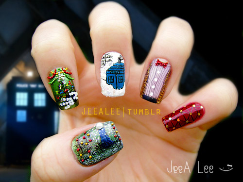 various nail art