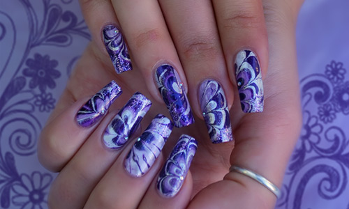  Lovely design nail Art
