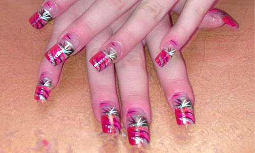  Very artistic nail Art