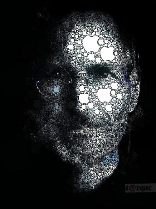 Relaxing Steve Jobs Illustration