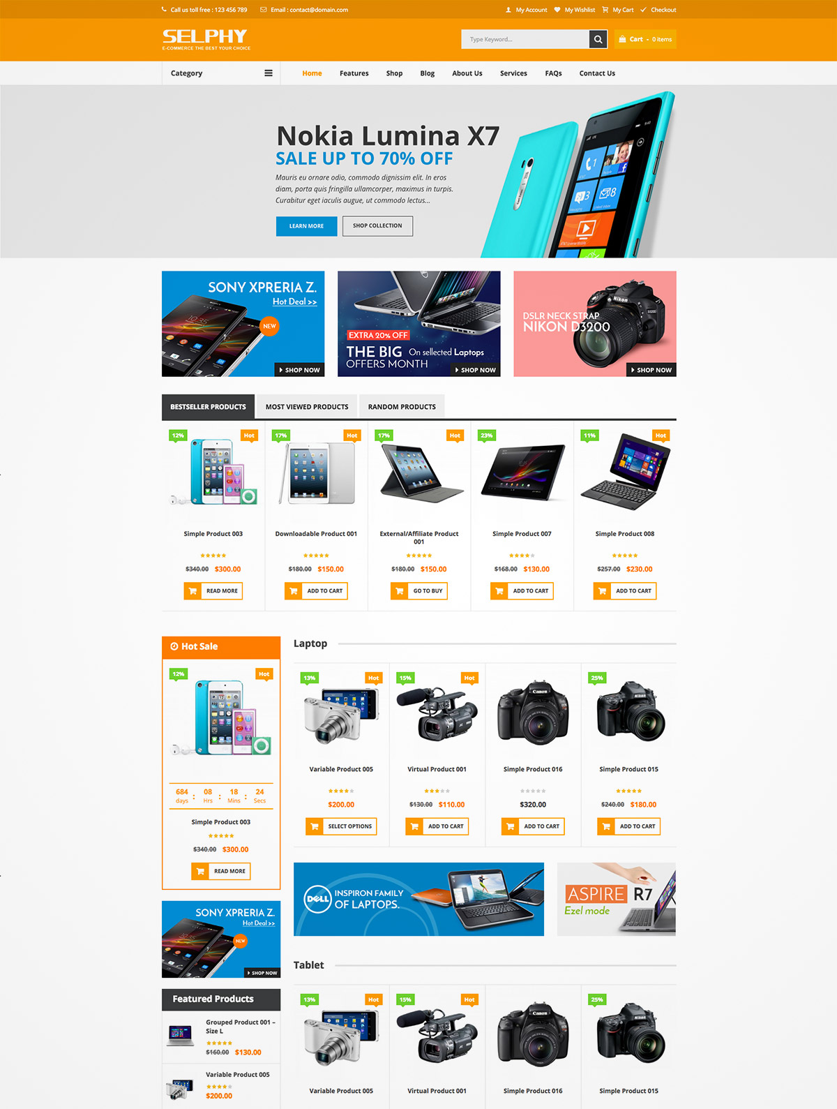 woocommerce themes wordpress