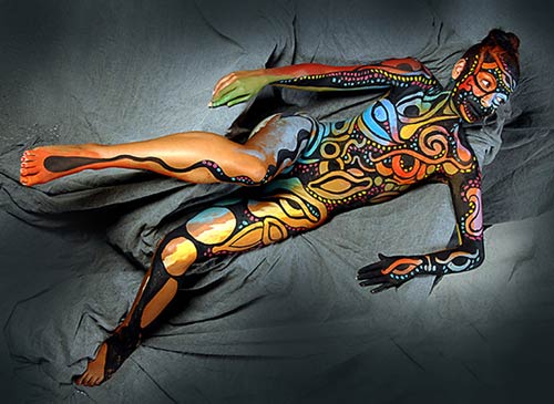 Perfectly Done Body Paint Art