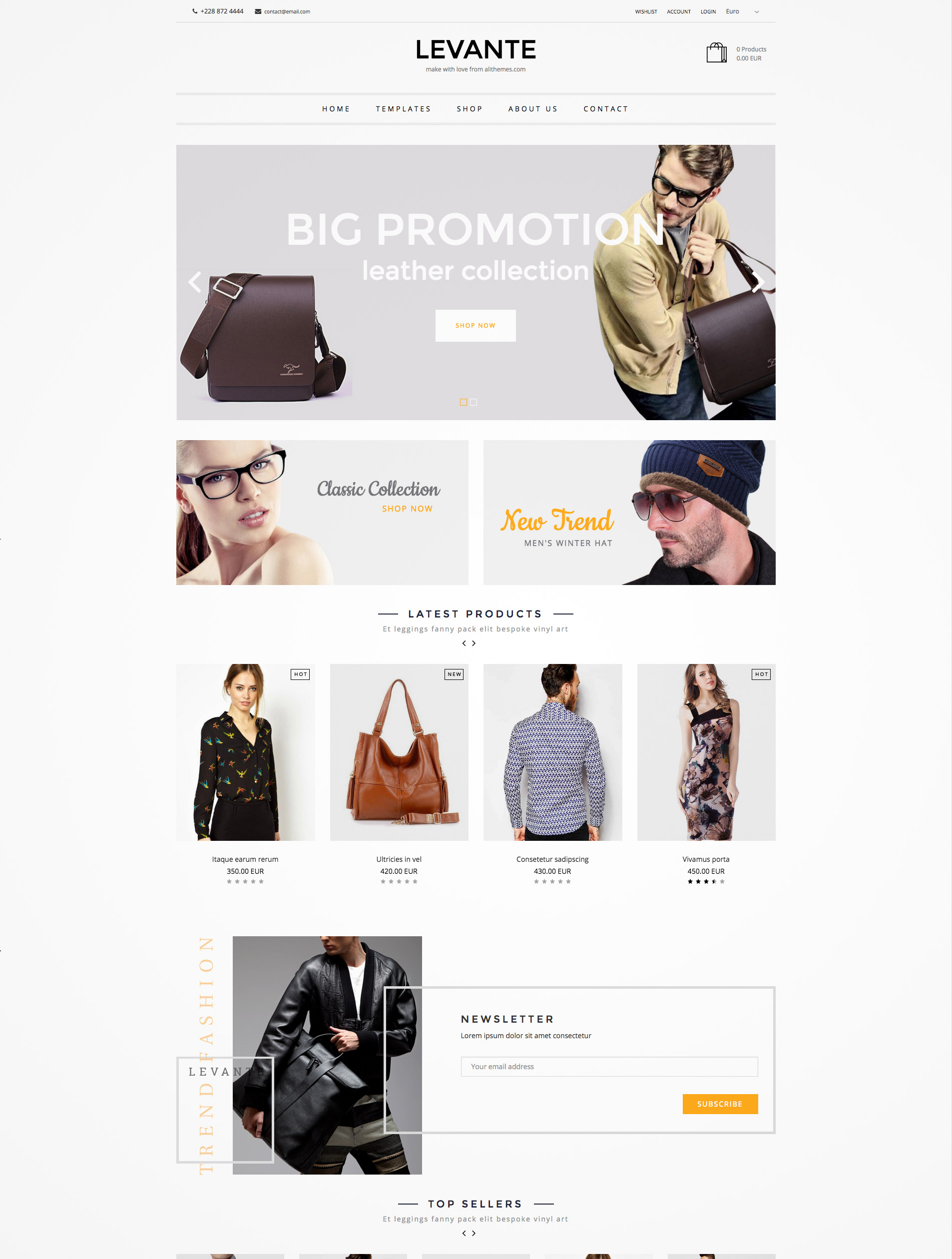 ecommerce joomla template