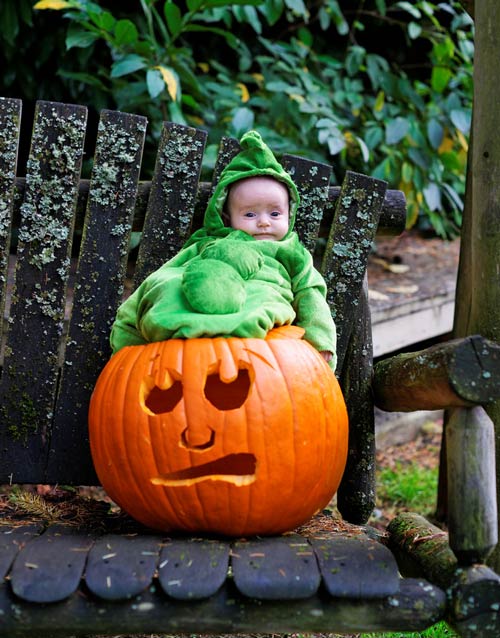 Very Captivating Baby Halloween Photography