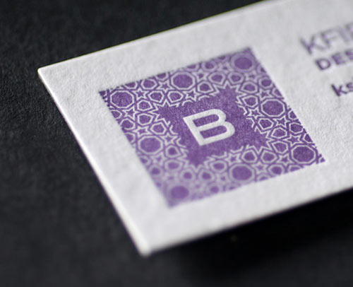 Expensive Yet Elegant Purple Business Card