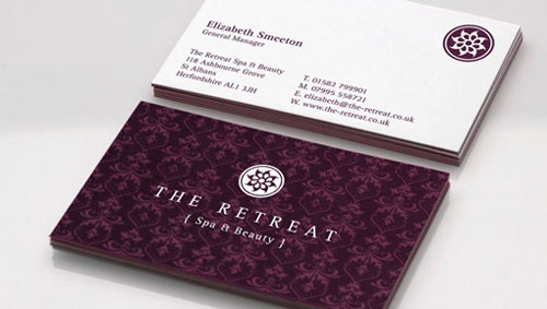 Good for Marketing Strategy Purple Business Card