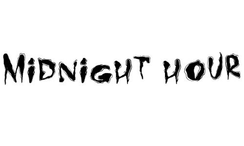 Midnight Hour font