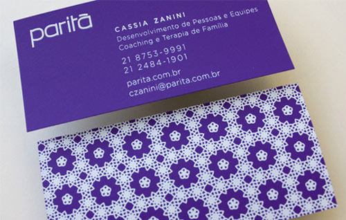 Fresh Purple Business Card