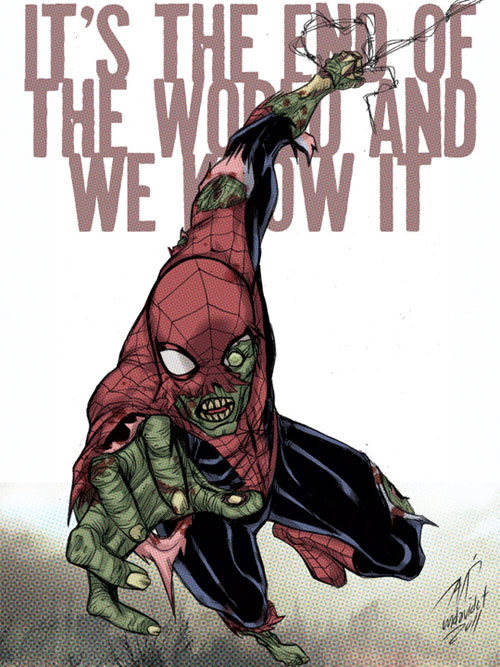 spiderman zombie