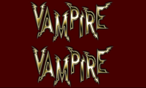 vampire font