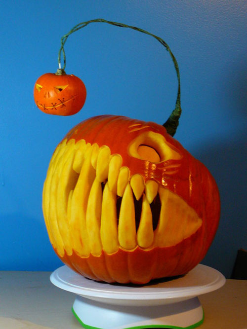 Very Nice Pumpkin Carvings