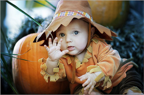 So Comfortable Baby Halloween Photography