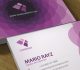 30 Simple Yet Informative Purple Business Cards