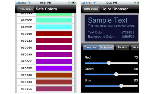 Smart Iphone App for Designers