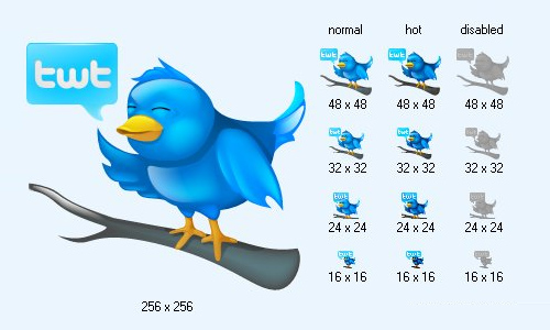 30 Sets of Free Twitter Icons to Download