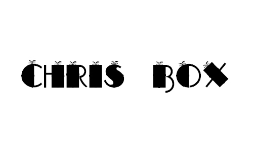 CHRIS BOX font