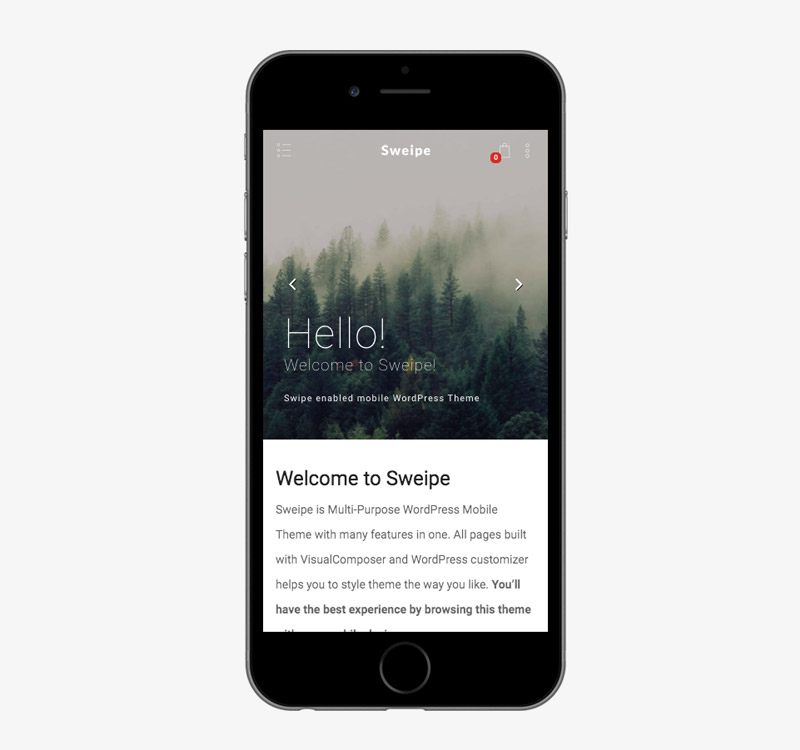 responsive wordpress mobile