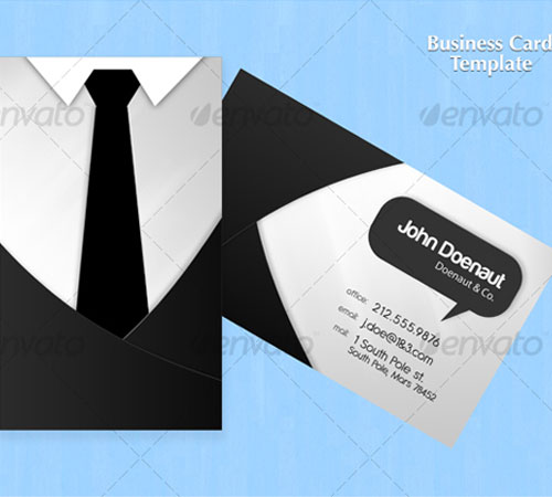 Shirt N Tie Business Card