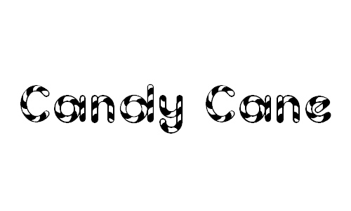 Candy Cane font