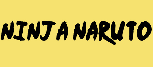 Ninja Naruto font
