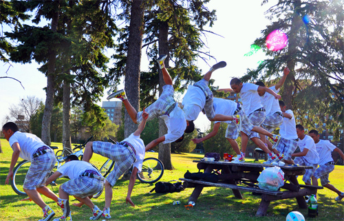 Backflip Sequence Shot