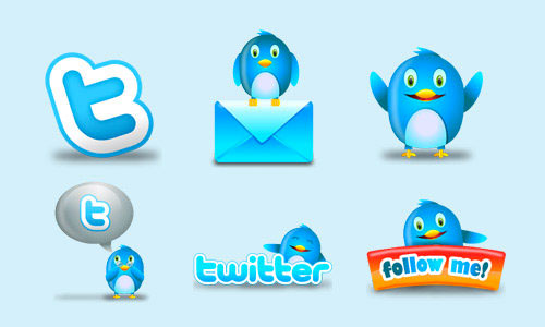 30 Sets of Free Twitter Icons to Download