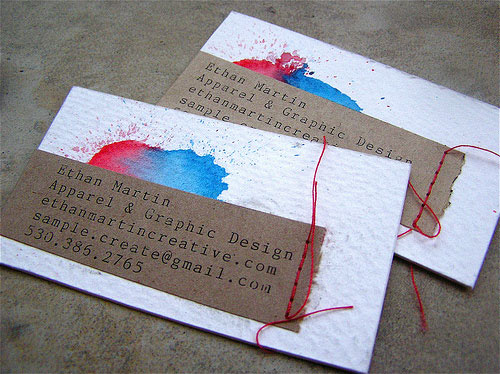 Conceptualized Colorful Business Card
