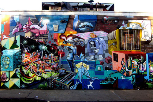 Graffiti Mural Paint Art