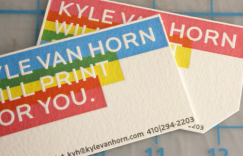 Gorgeous Colorful Business Card