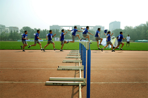 My first action sequence photography (hurdles)d