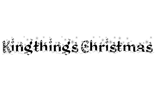 Kingthings Christmas font