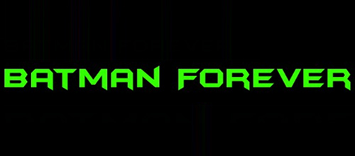 Batman Forever font