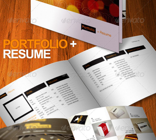 Portfolio + Resume Brochure