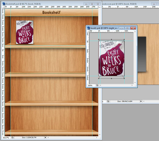 Create an iBook Inspired Bookshelf Mock-up