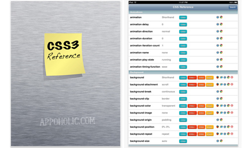CSS3 Reference  ($1.99)