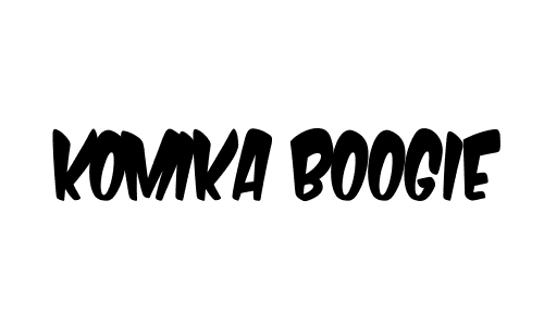 Komika Boogie font