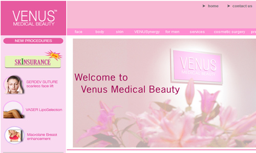 Enhancement Pink Themed site