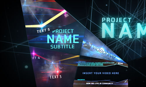 futuristic template after effects free download