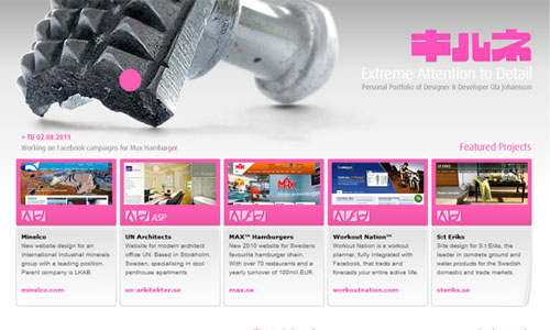 Beautiful Pink Themed site