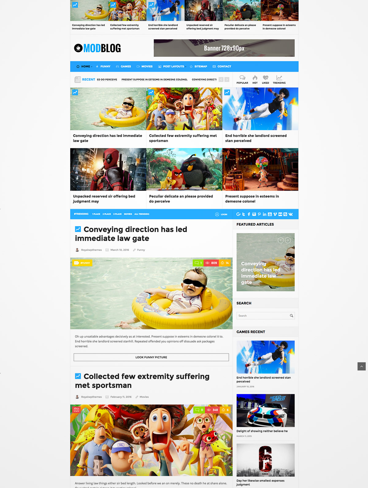 magazine wordpress theme